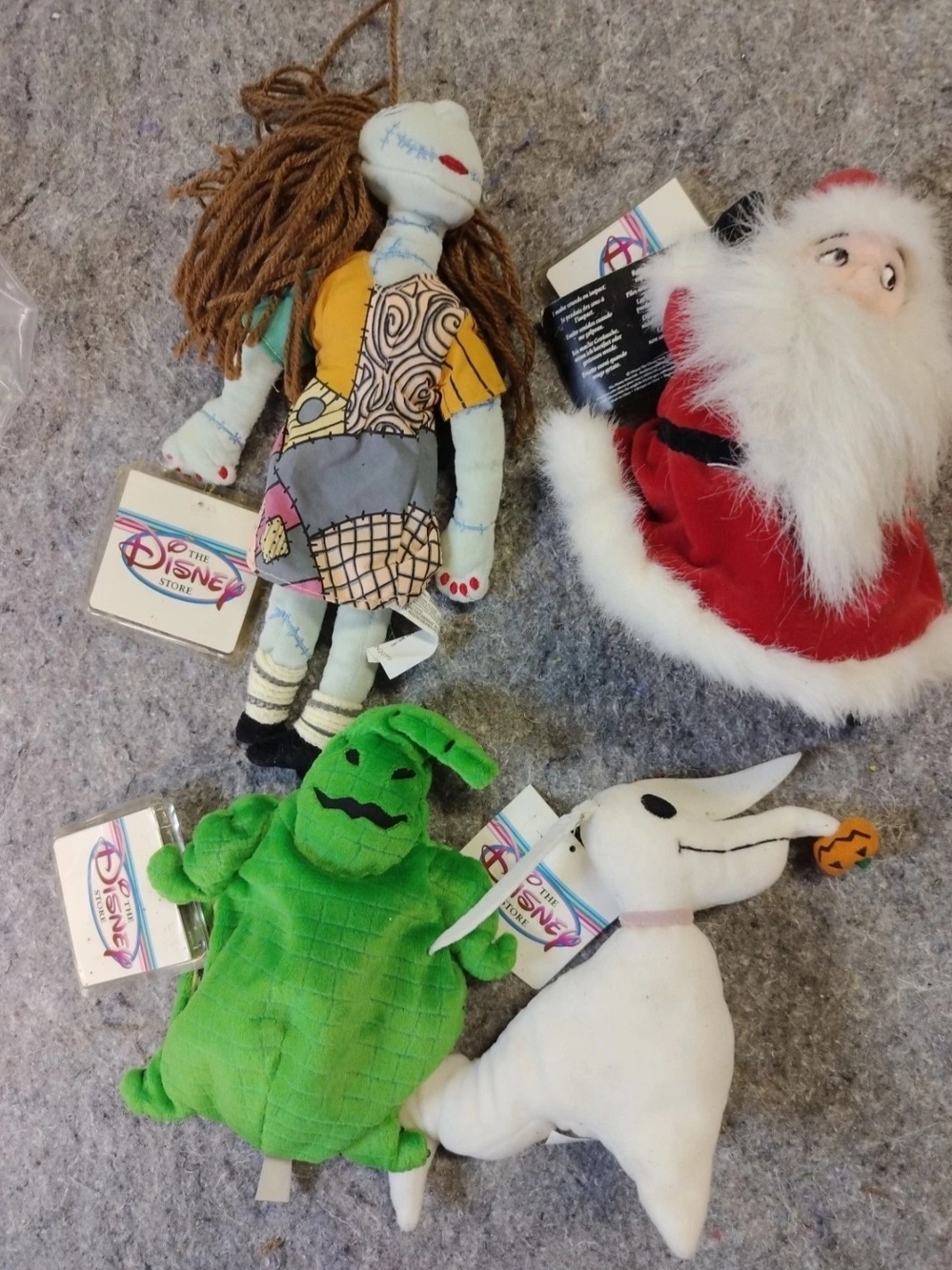 Disney The Nightmare Before Christmas Plush Set - Assorted Colors NWT